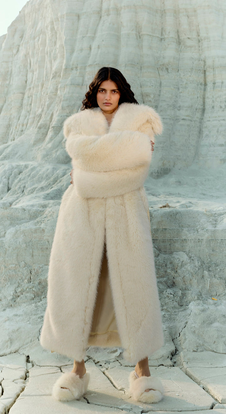 MILA LEATHER & FUR SET