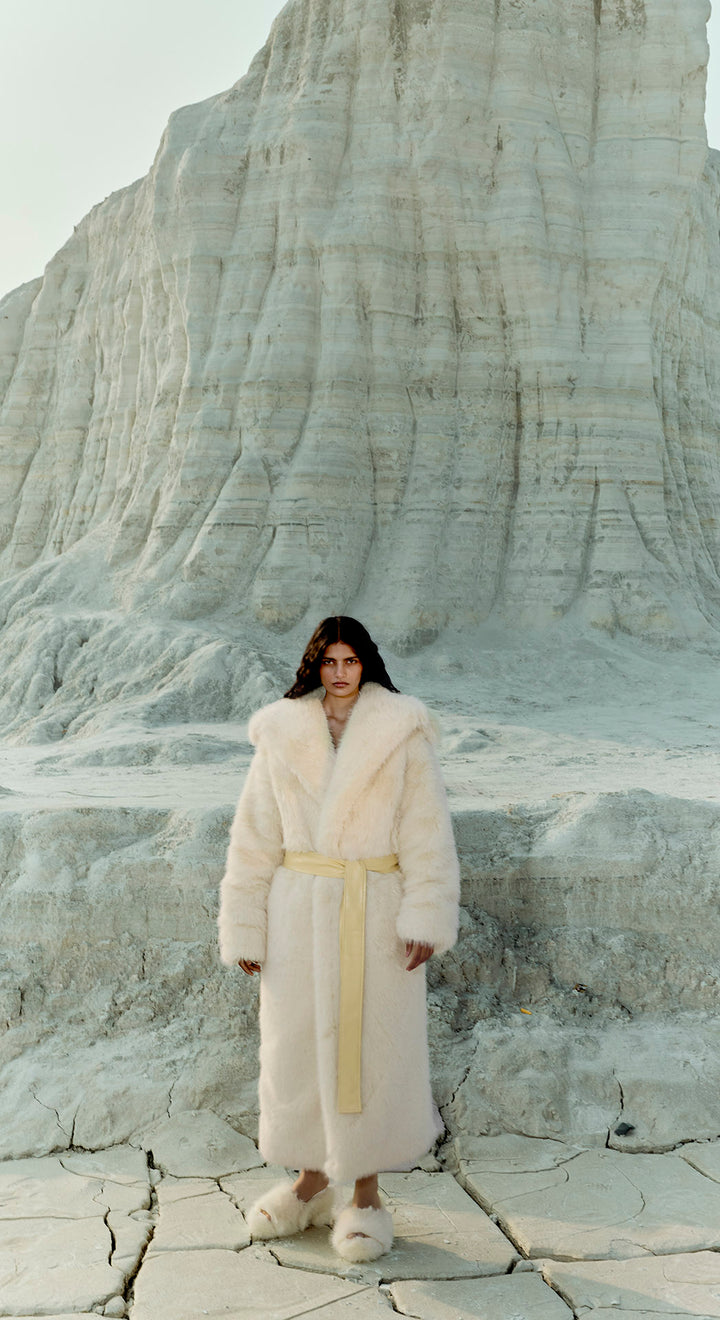 MILA LEATHER & FUR SET