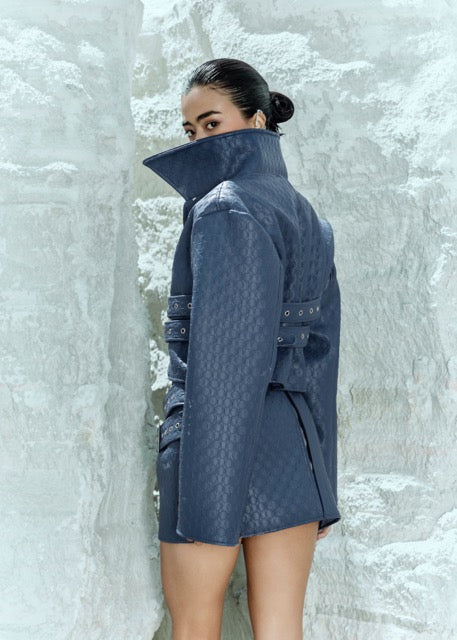 KIRA STUDDED LEATHER SET