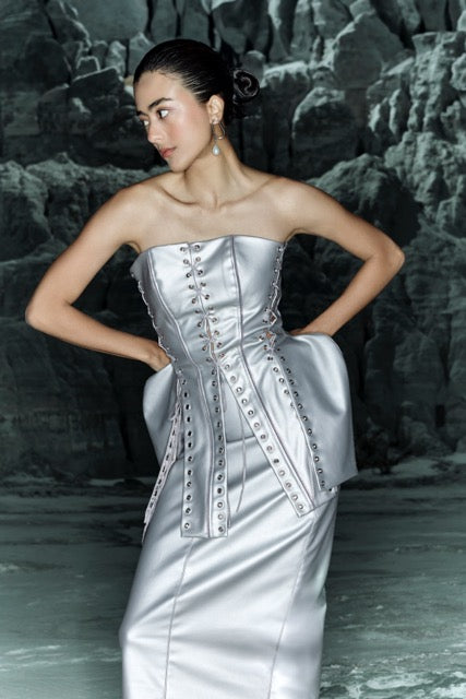 TARA METALLIC LEATHER SET