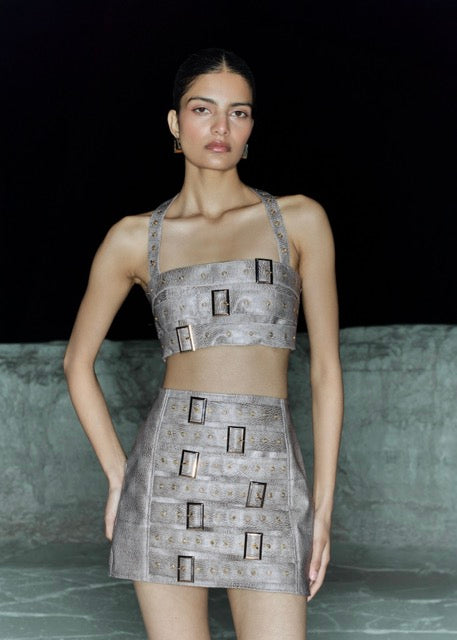 ASH LEATHER CO-ORD SET