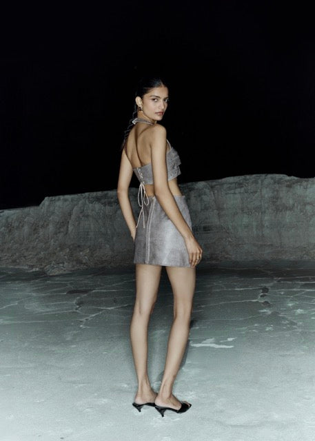 ASH LEATHER CO-ORD SET