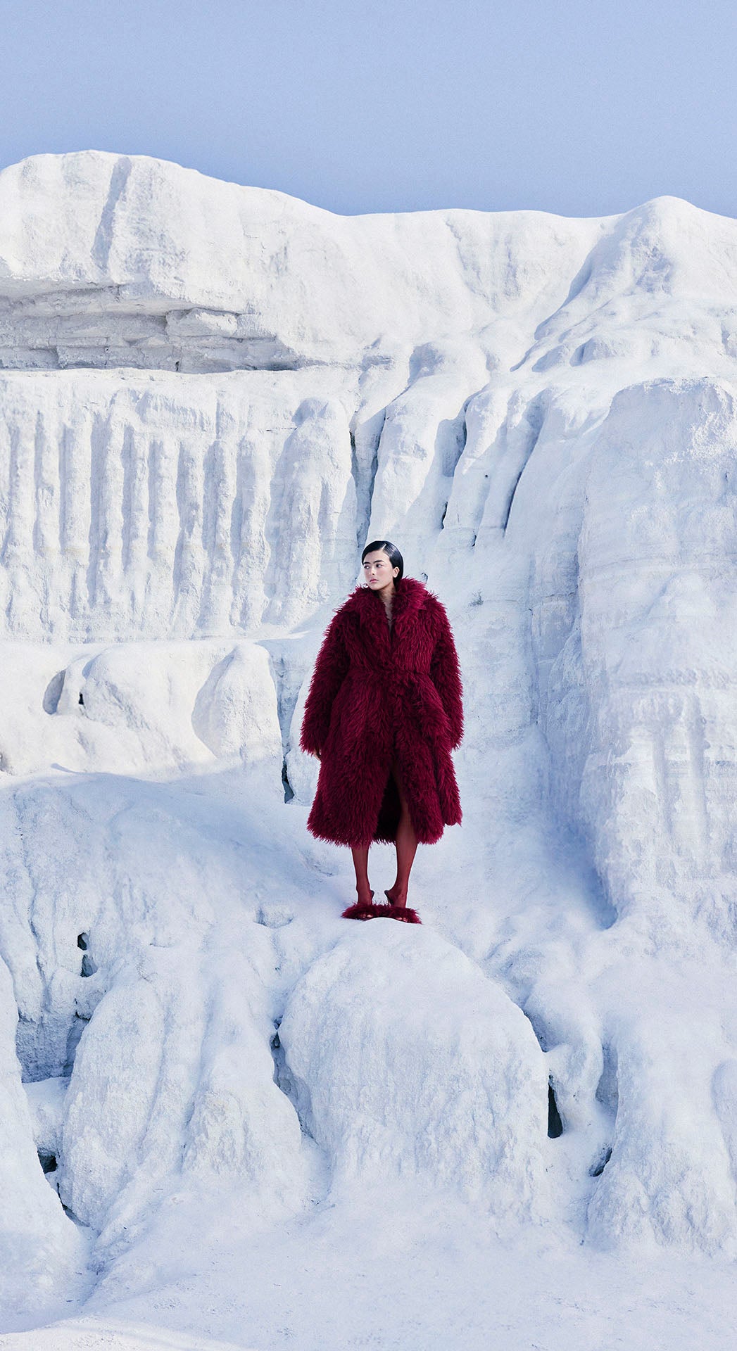 RUBIE SHAGGY FAUX FUR SET