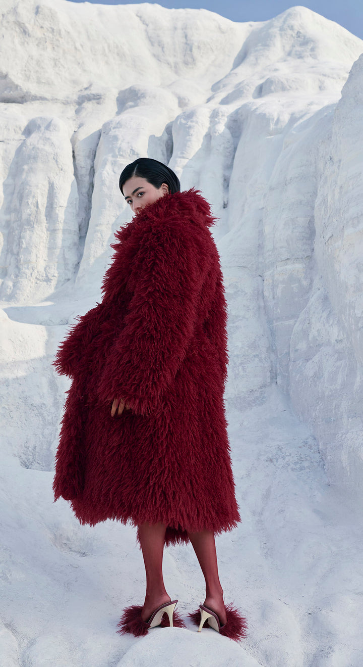 RUBIE SHAGGY FAUX FUR SET