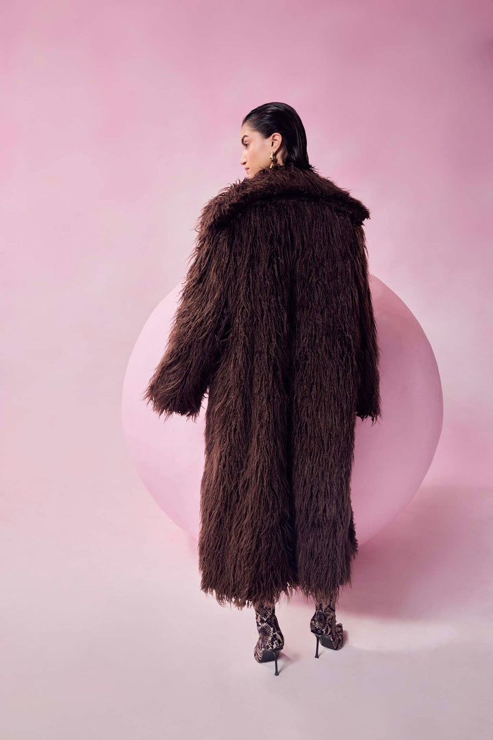 Nest Faux Fur Long Jacket