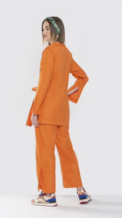 Solar Orange Pant suit