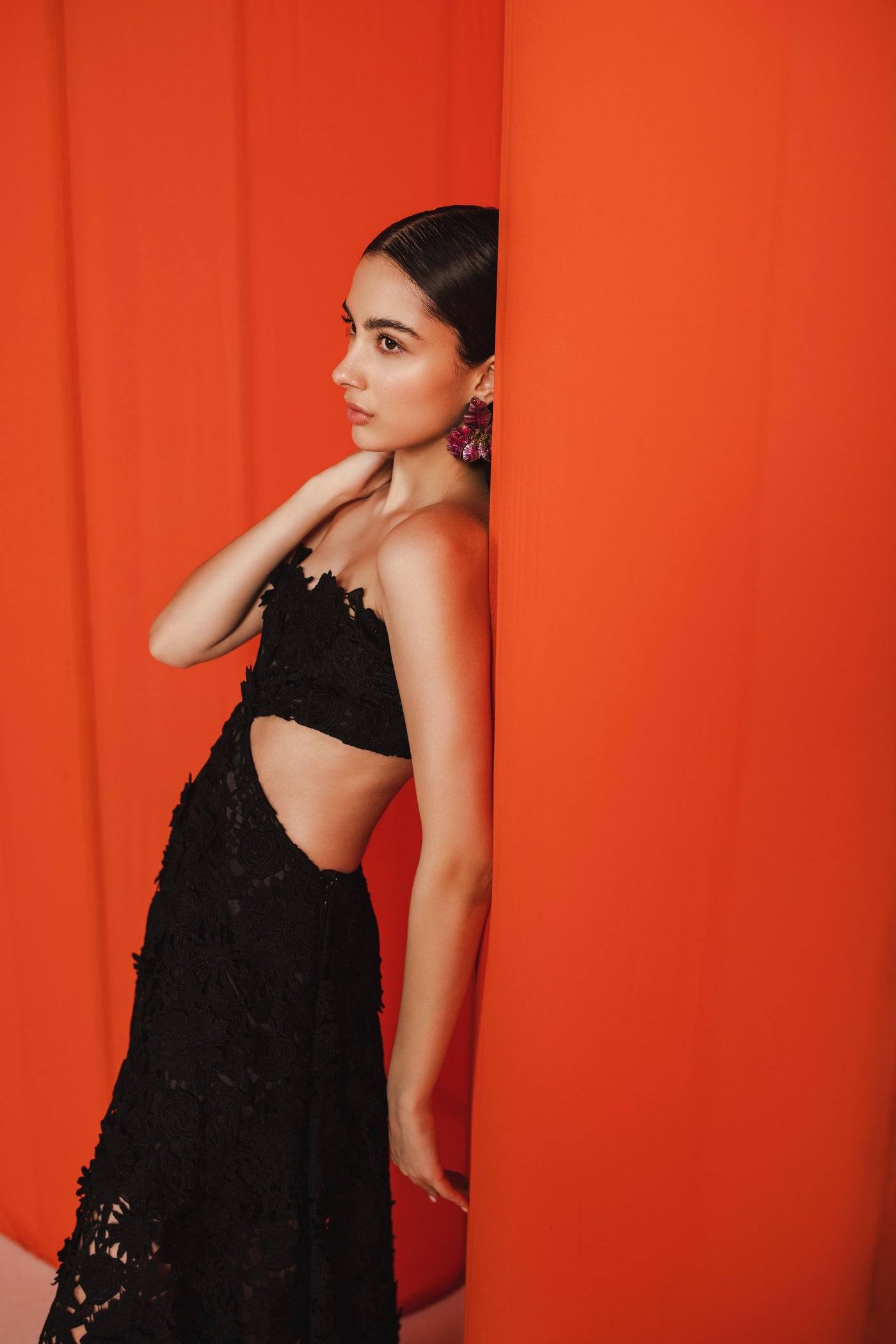 Ella Cut Out Long Dress